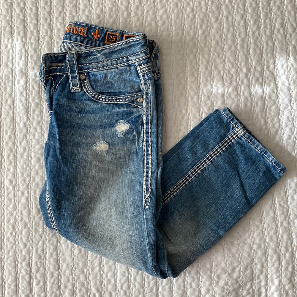 Rock Revival capri cropped jeans
